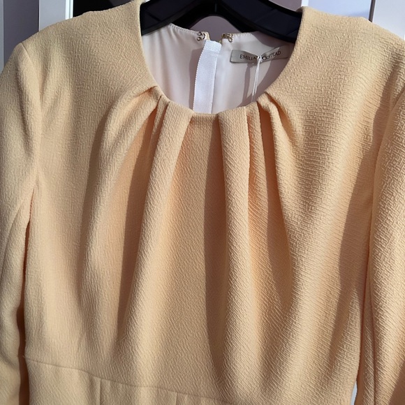 Emilia Wickstead Dresses Emilia Wickstead Belgium Yellow Midi Dress